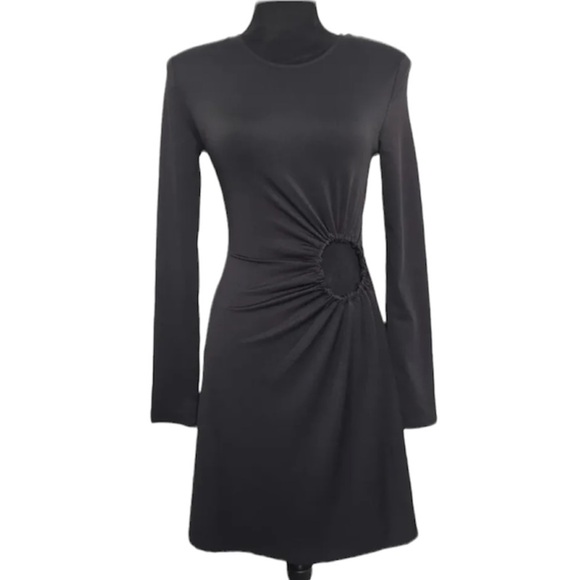 Danielle Bernstein WeWoreWhat‎ Black O Ring Cutout Dress - Picture 1 of 16